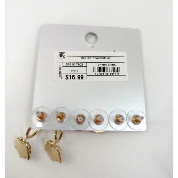 SUGARFIX by BaubleBar Fall Earrings Set Good Harvest Pumpkin Acorn Leaf - Picture 2 of 2